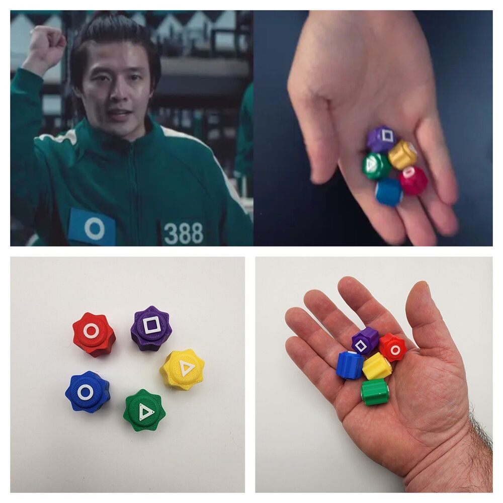 Squid Game 2 Gonggi Stones Traditional Korean Jacks Weighted Made in USA